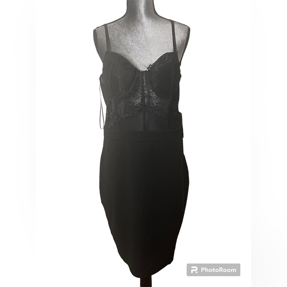 COPY - Blāshe Plus Size Lace Bustier Dress 3X
